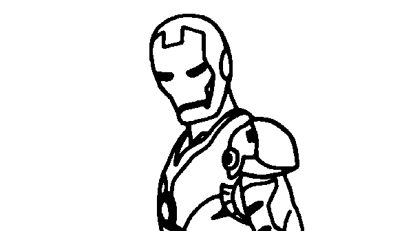 Ironman Avengers Png Image - Draw Iron Man Full Body, Transparent Png ,  Transparent Png Image - PNGitem