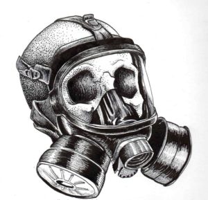 5 easy steps to draw a gas mask drawing in 2020 - easy drawing club