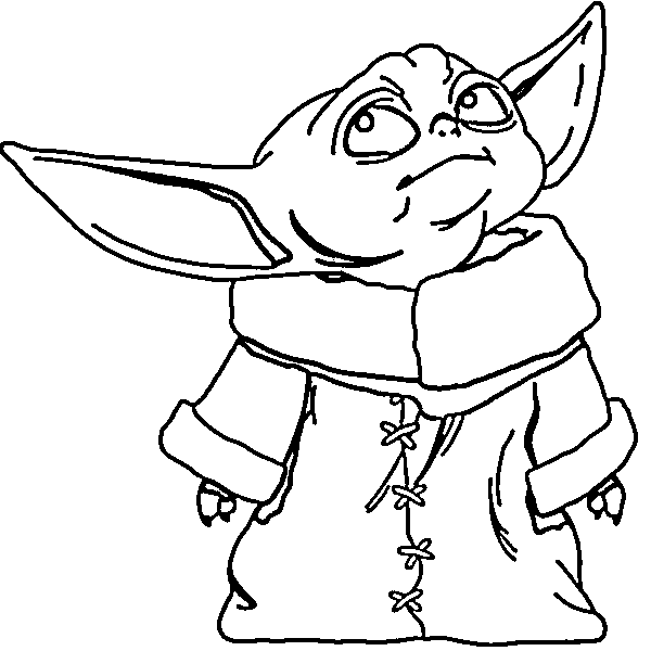 Download Learn To Draw A Baby Yoda Drawing In 6 Easy Steps.