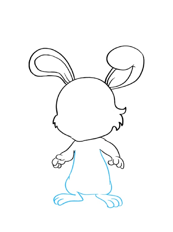 bunny drawing
rabbit drawing