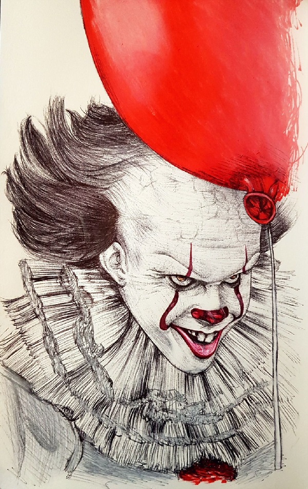 pennywise drawing
