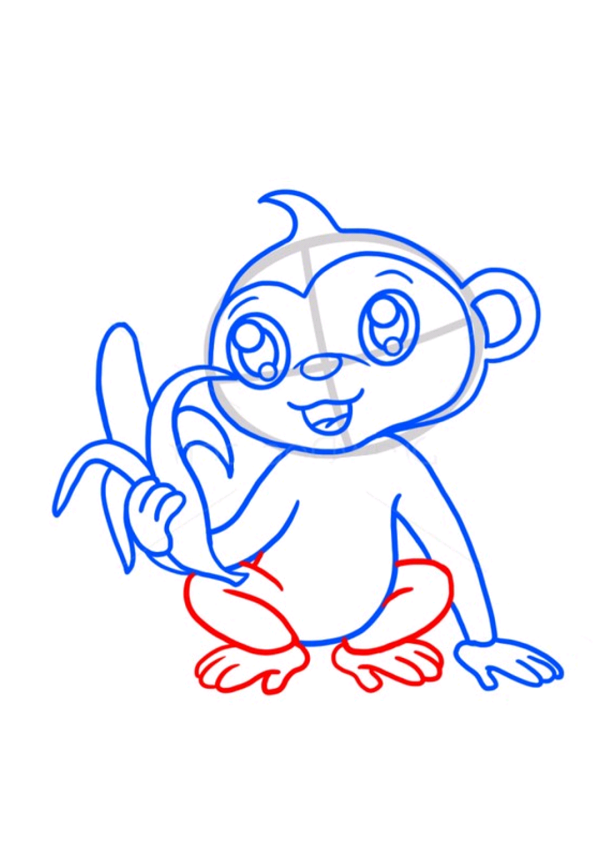 monkey drawing
animal drawing