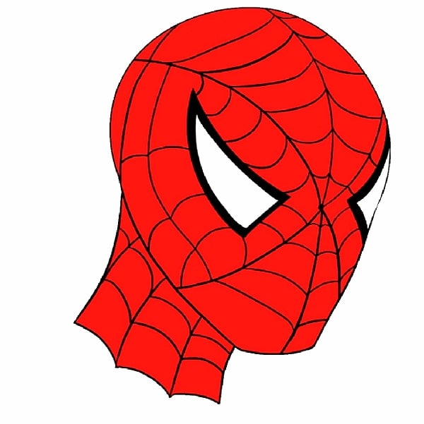 Free: Spider-Man Drawing Face Coloring book Clip art - Spider-Man Mask  Cliparts - nohat.cc