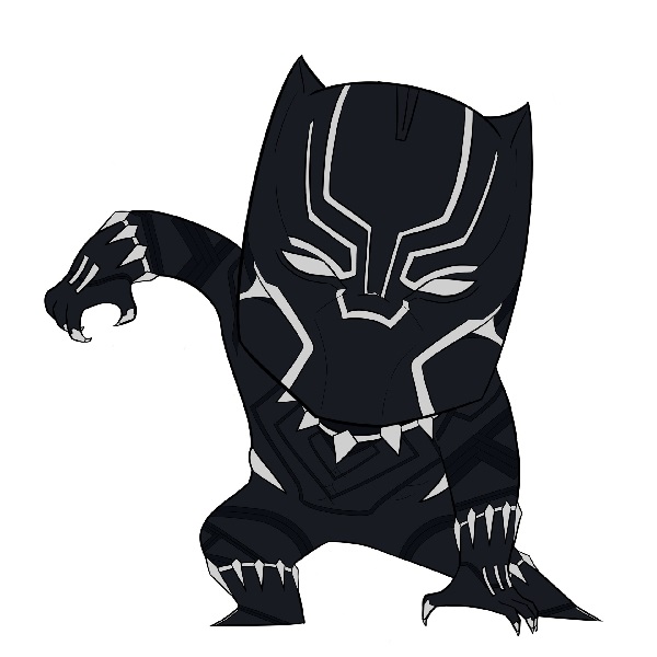 A Step-by-Step Guide to Draw a Black Panther Drawing In 15 Minutes.